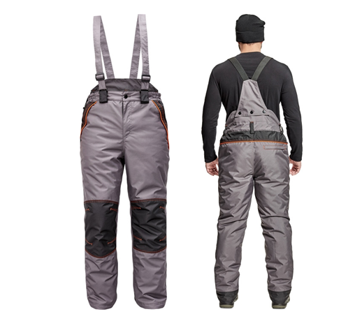 Pantaloni de Iarna Impermeabili, cu bretele detasabile, Cremorne - Gri/Negru