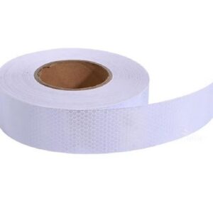 Banda reflectorizanta Economy - continua - 50 METRI ALB