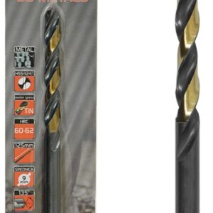 Burghiu metal HSS cu acoperire din titan 9mm