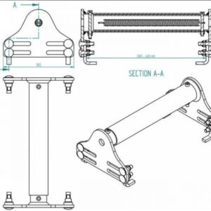 cala platforma reglabila ral 3000 l 300x430 mm8414210 2