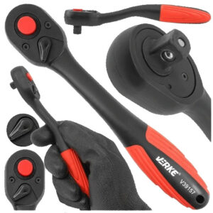 cheie cu clichet antrenor 1 2 72 dinti 245mm verke8405331