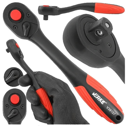 cheie-cu-clichet-antrenor-1-2-72-dinti-245mm-verke8405331 cheie cu clichet antrenor 1 2 72 dinti 245mm verke8405331