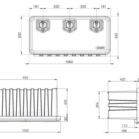 Lada scule ARKA 1000 (1062X522X500) 3 lada scule arka 1000 1062x522x5008389035 1