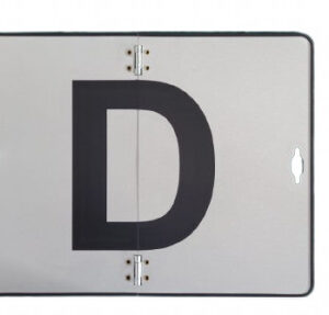 Placa litera ,, D " - PLIABILA