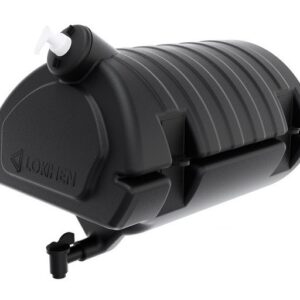 rezervor apa negru 30l cu suport8384388 2
