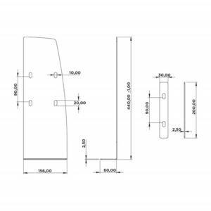 set suporti prindere de sasiu lada scule8398280 2