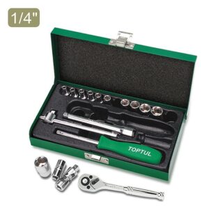 Trusa tubulare 1.4, TOPTUL 17 Piese