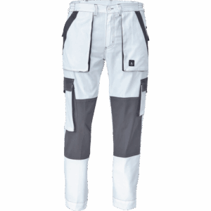 MAX SUMMER pantaloni de lucru Alb/gri