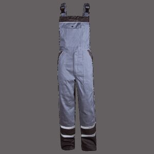 Salopeta de lucru cu pieptar COLLINS SUMMER GREY T/C