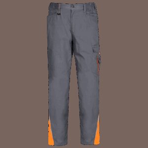 Pantaloni de lucru PRISMA VARĂ GRI/PORTOCALIU