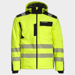 Jacheta softshell reflectorizanta de iarna REVOLT HV WINTER YELLOW