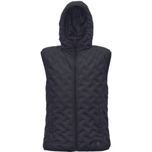 Vesta din puf, cu gluga, NEURUM Negru