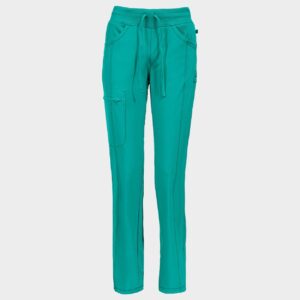 Pantaloni medicali pentru femei CHEROKEE PETROL DESCHIS CKE1123A