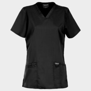 Women;s medical tunic CHEROKEE V-NECK BLACK WWE620.