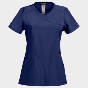 Tunică medicală pentru femei CHEROKEE WRAP ALBASTRU ÎNCHIS CKE2625A