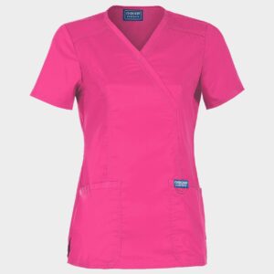Tunică medicală de damă CHEROKEE WRAP ROZ WWE610