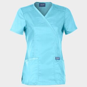 Tunică medicală de damă CHEROKEE WRAP TURCOAZ WWE610