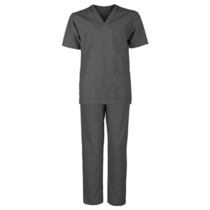 Costum medical unisex M3 GRI INCHIS