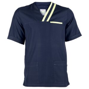 Tunică medicală pentru bărbați OLIVER ALBASTRU MARIN/VERDE DESCHIS