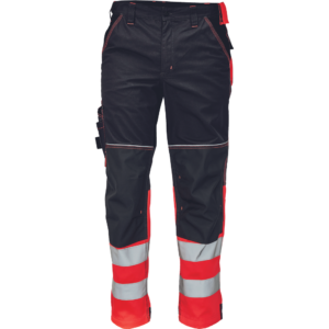 Pantaloni de lucru reflectorizanti KNOXFIELD HV antracit/rosu