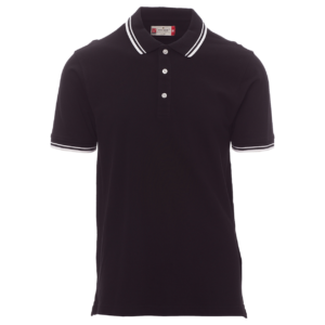 Tricou polo PAYPER SKIPPER NEGRU